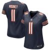 NFL Women's Chicago Bears Darnell Mooney Nike Navy Game Jersey