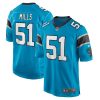 NFL Men's Carolina Panthers Sam Mills Nike Blue Retired Player Jersey