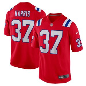 NFL Men's New England Patriots Damien Harris Nike Red Game Jersey