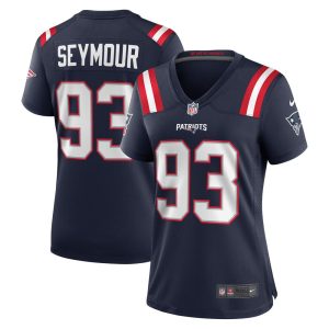 NFL Women's New England Patriots Richard Seymour Nike Navy Retired Player Game Jersey