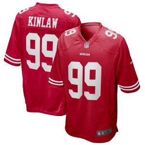 NFL Men's San Francisco 49ers Javon Kinlaw Nike Scarlet Game Jersey