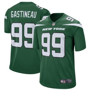 NFL Men's New York Jets Mark Gastineau Nike Gotham Green Retired Player Game Jersey