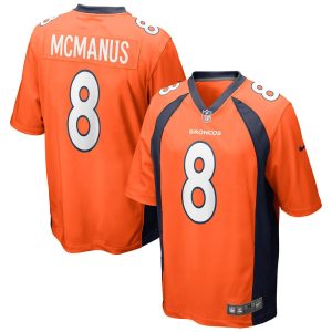 NFL Men's Denver Broncos Brandon McManus Nike Orange Game Jersey