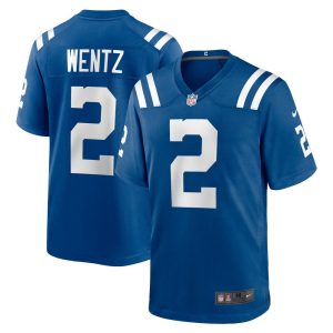NFL Men's Indianapolis Colts Carson Wentz Nike Royal Game Jersey