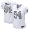 NFL Women's Las Vegas Raiders Carl Nassib Nike White Alternate Game Jersey