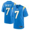 NFL Men's Los Angeles Chargers Gerald Everett Nike Powder Blue Player Game Jersey