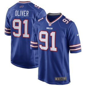 NFL Men's Buffalo Bills Ed Oliver Nike Royal Team Game Player Jersey