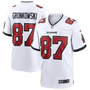 NFL Men's Tampa Bay Buccaneers Rob Gronkowski Nike White Game Jersey