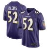 NFL Men's Baltimore Ravens Ray Lewis Nike Purple Retired Player Game Jersey