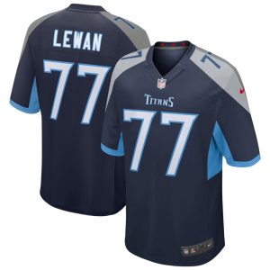 NFL Men's Tennessee Titans Taylor Lewan Nike Navy Game Jersey