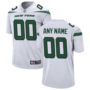 NFL Men's New York Jets Nike White Custom Game Jersey