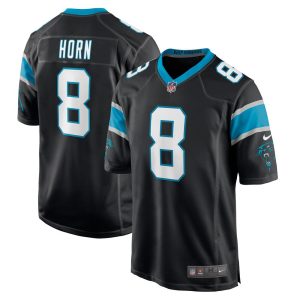 NFL Men's Carolina Panthers Jaycee Horn Nike Black Game Player Jersey
