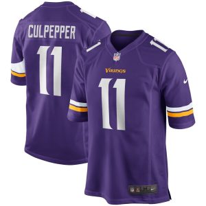 NFL Men's Minnesota Vikings Daunte Culpepper Nike Purple Game Retired Player Jersey