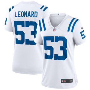 NFL Women's Indianapolis Colts Darius Leonard Nike White Game Player Jersey