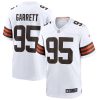 NFL Men's Cleveland Browns Myles Garrett Nike White Player Game Jersey