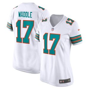NFL Women's Miami Dolphins Jaylen Waddle Nike White Game Jersey