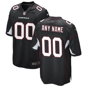 NFL Men's Arizona Cardinals Nike Black Alternate Custom Game Jersey