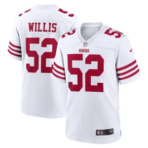 NFL Men's San Francisco 49ers Patrick Willis Nike White Retired Player Game Jersey
