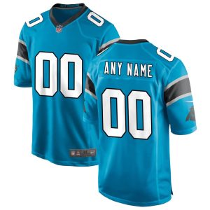 NFL Men's Carolina Panthers Nike Blue Alternate Custom Game Jersey