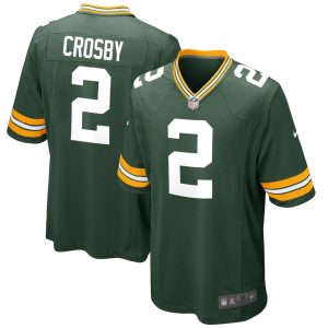 NFL Men's Green Bay Packers Mason Crosby Nike Green Game Jersey
