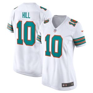 NFL Women's Miami Dolphins Tyreek Hill Nike White Alternate Game Jersey
