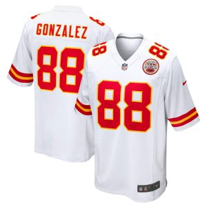 NFL Men's Kansas City Chiefs Tony Gonzalez Nike White Retired Player Game Jersey