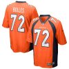NFL Men's Denver Broncos Garett Bolles Nike Orange Game Jersey