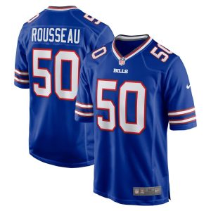NFL Men's Buffalo Bills Gregory Rousseau Nike Royal Game Player Jersey