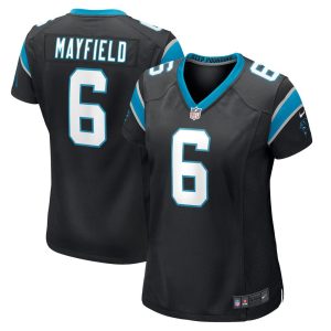 NFL Women's Carolina Panthers Baker Mayfield Nike Black Home Player Game Jersey
