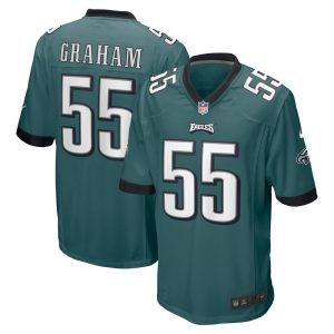 NFL Men's Philadelphia Eagles Brandon Graham Nike Midnight Green Game Jersey