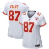 NFL Women's Kansas City Chiefs Travis Kelce Nike White Player Game Jersey