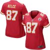 NFL Women's Kansas City Chiefs Travis Kelce Nike Red Game Player Jersey