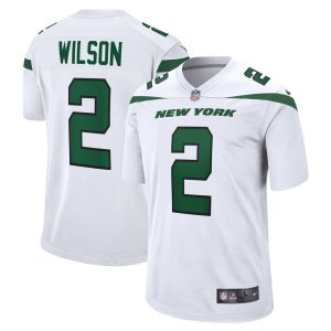 NFL Men's New York Jets Zach Wilson Nike White Game Jersey