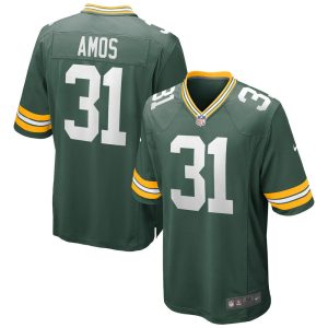 NFL Men's Green Bay Packers Adrian Amos Nike Green Game Jersey