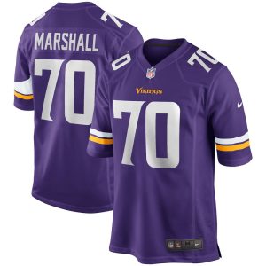 NFL Men's Minnesota Vikings Jim Marshall Nike Purple Game Retired Player Jersey