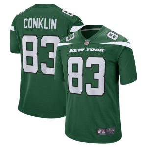 NFL Men's New York Jets Tyler Conklin Nike Gotham Green Game Jersey