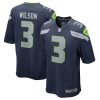 NFL Men's Seattle Seahawks Russell Wilson Nike College Navy Game Team Jersey