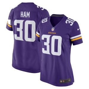 NFL Women's Minnesota Vikings C.J. Ham Nike Purple Game Jersey
