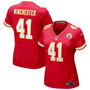 NFL Women's Kansas City Chiefs James Winchester Nike Red Game Jersey
