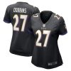 NFL Women's Baltimore Ravens J.K. Dobbins Nike Black Game Jersey