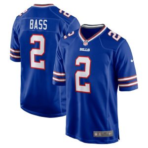 NFL Men's Buffalo Bills Tyler Bass Nike Royal Game Player Jersey