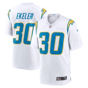 NFL Men's Los Angeles Chargers Austin Ekeler Nike White Game Jersey