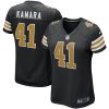 NFL Women's New Orleans Saints Alvin Kamara Nike Black Alternate Game Player Jersey