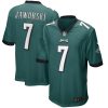 NFL Men's Philadelphia Eagles Ron Jaworski Nike Midnight Green Game Retired Player Jersey