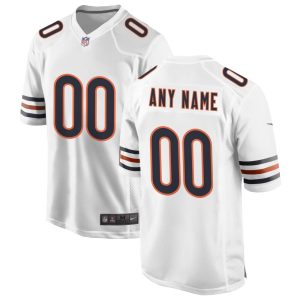 NFL Men's Chicago Bears Nike White Custom Game Jersey