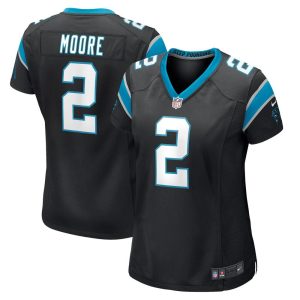 NFL Women's Carolina Panthers DJ Moore Nike Black Game Player Jersey