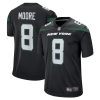 NFL Men's New York Jets Elijah Moore Nike Stealth Black Game Jersey