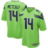 NFL Men's Seattle Seahawks DK Metcalf Nike Neon Green Game Jersey