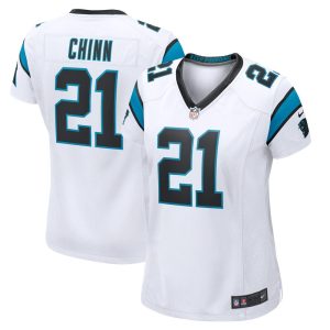 NFL Women's Carolina Panthers Jeremy Chinn Nike White Game Jersey