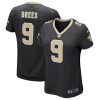 NFL Women's New Orleans Saints Drew Brees Nike Black Game Player Jersey
